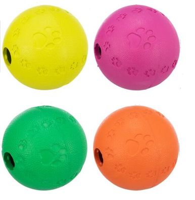 Trixie Vollgummi Snackball (Hundespielzeug) Bälle Hunde Spielzeug