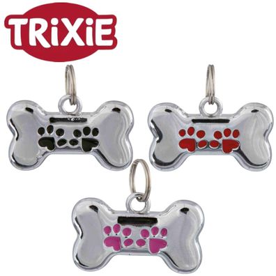 Trixie Schmuck Adressanhänger Knochen Hundemarke Namensschild Halsband Hund