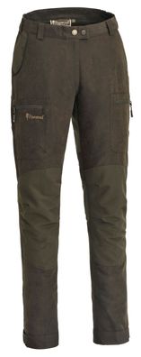 Pinewood 3986 Caribou Hunt Extreme Damen Hose Wildlederbraun/D. Olive (244)