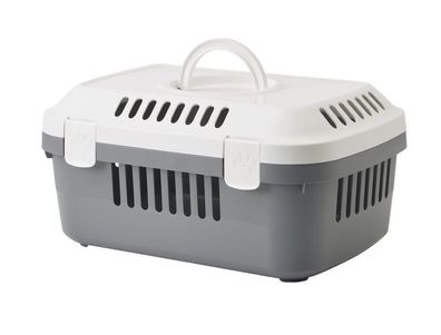 Nobby Transportbox Discovery Compactgrau 48,5 x 33 x 23,5 cm Nager Kitten Box