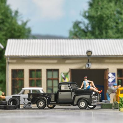 Busch H0 79812 Action Set Heiße Kiste H0