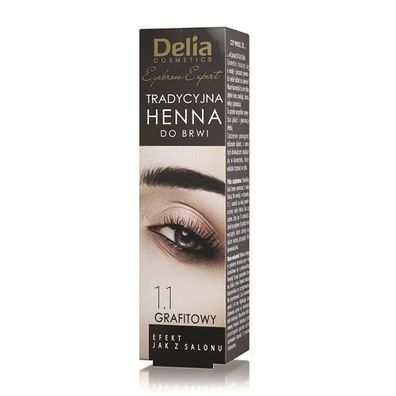 Delia Augenbrauen Experte Graphitschwarz Henna, 2g