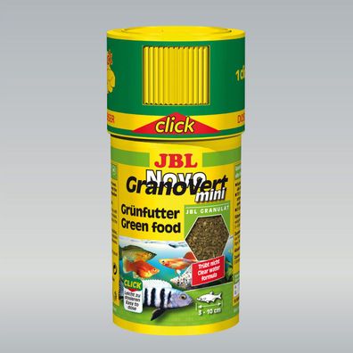 JBL NovoGranoVert Click mini 100ml Pflanzliches Granulatfutter