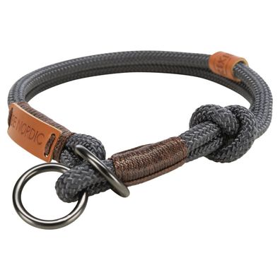 Trixie BE NORDIC Hunde Zug-Stopp-Halsband dunkelgrau/braun HUnd Dog