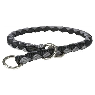 Trixie Hunde Zug-Stopp-Halsband Cavo schwarz/grafit XS-S S M M-L L XL