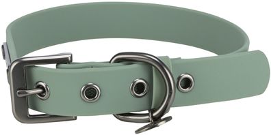 Trixie CityStyle Halsband Hund Dog Gurtband PVC-Ummantelung salbei