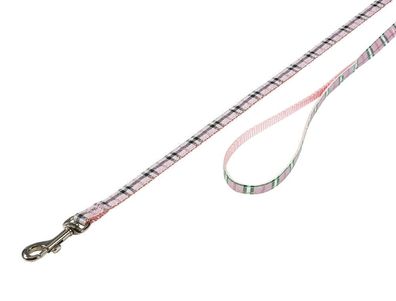 Nobby Leine Tartan rosa L: 120 cm; B: 10 mm Hund Dog Leine