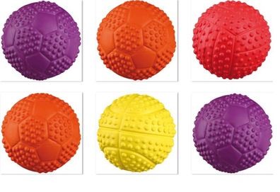 TRIXIE Hundespielzeug Trixie Hunde Spielball Quietscher Ball Sportball 5,5 cm