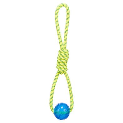 Trixie Hundespielzeug Aqua Toy Spieltau mit Ball Tau Spielzeug Hund Dog