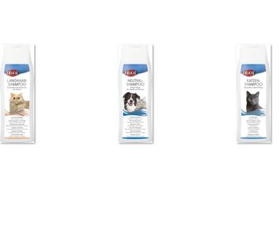 TRIXIE Katzen/Hund Neutral Shampoo, Langhaar-, Neutral-Shampoo