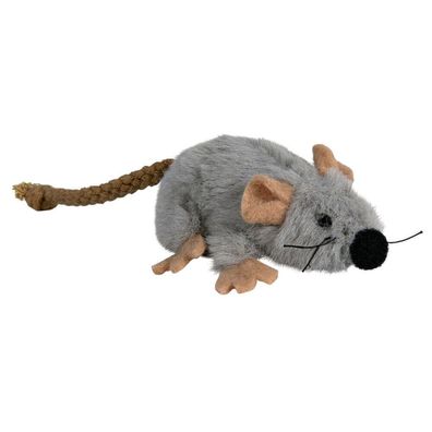 Trixie Katzen Spielmaus, Plüsch Katze Cat Spielzeug Maus Mouse 7 cm