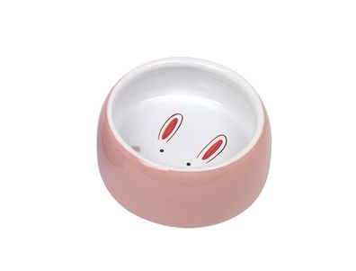 Nobby Nager Keramik Futtertrogpink 12 cm, 0,25l Napf Nagetiere Meerschweinchen