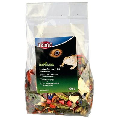 Trixie Naturfutter-Mix für Bartagamen 100 g Reptilien Kleinsäuger