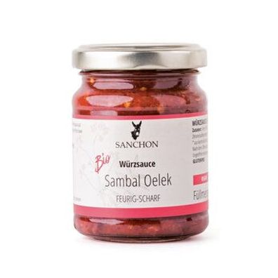 Sanchon 3x Würzsauce Sambal Oelek, Sanchon 125g