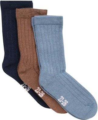 Minymo Kinder Socke Wool Socks Rib 3-Pack 5980