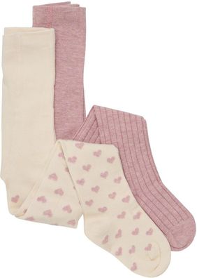 Minymo Kinder Strumpfhose Stockings with Pattern (2-Pack) 6592