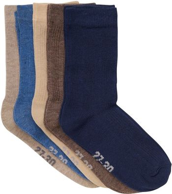 Minymo Kinder Socke Socks with Knit (5-Pack) 6633