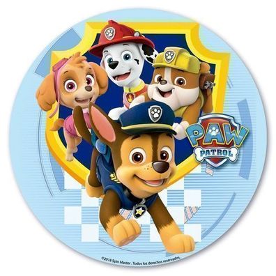 Paw Patrol Fondant Tortenaufleger Ø 20cm