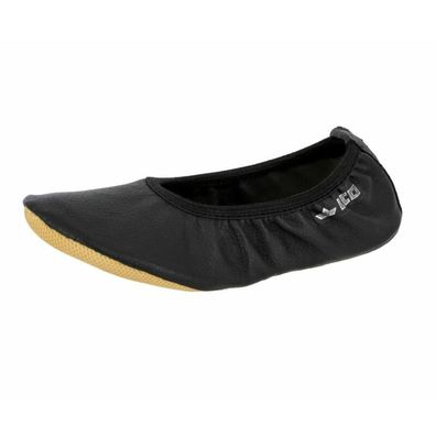 Gymnastikschuhe Turnslipper schwarz Tanzschuhe