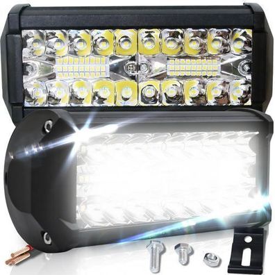 LED Arbeitsscheinwerfer 120W 12V KFZ Scheinwerfer Offroad JEEP Retoo