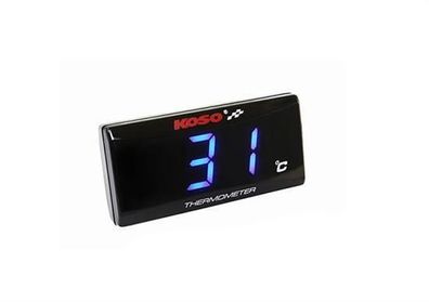 Koso BA024B10 Thermometer SUPER SLIM blau,