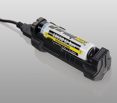 Armytek Handy C1 Pro Ladegerät / 1 Kanal / LED Anzeige / Input 5V MicroUSB / Outpu