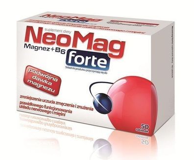 NeoMag Forte, 50 tabletten - Magnesium & B6-Supplement