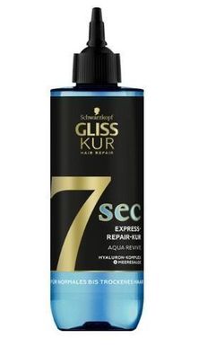 Gliss Kur Express Repair Aqua Revive Haarkur - 200ml Reparaturpflege