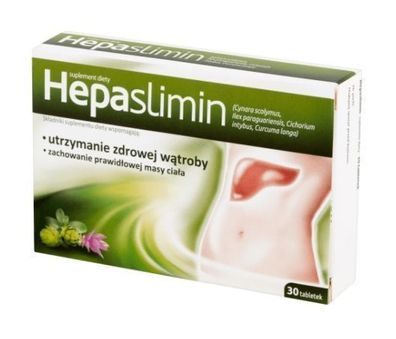 Hepaslimin 30 Tabletten - Unterstützung für Leber und Gewicht