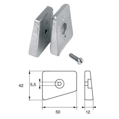 BUKH PRO ANODE F/JOHNSON/EVINRUDE Engines L8147310