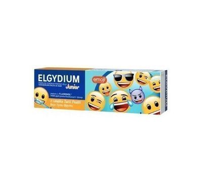 Elgydium Junior Zahnpasta fér Kinder, Geschmack Tutti-Frutti, Alter 7-12 Jahre, 50 ml