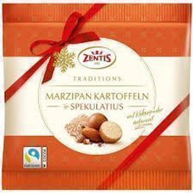 Zentis Marzipankartoffeln Spekulatius 100 g - Feine Knabberei aus Deutschland