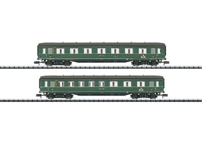 Trix 15802 2er Set Schnellzugwagen-Set DRB Ep II Spur N