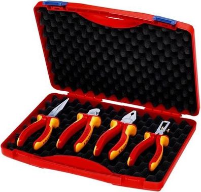 Zangensatz Kompakt-Box Inh.4tlg. VDE Kunststoffkoffer KNIPEX