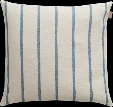 GANT Blue Stripe Zierkissen Farbe Eggshell Größe 50x50