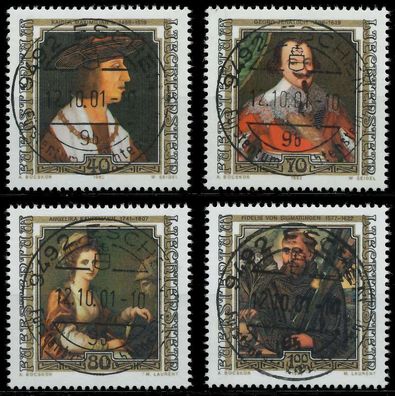 Liechtenstein 1982 Nr 809-812 zentrisch gestempelt X83426E