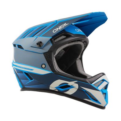 O'NEAL Bike Helm Fullface Backflip Eclipse gray/blue - Größe: XL