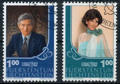 Liechtenstein 1982 Nr 797-798 gestempelt X834446