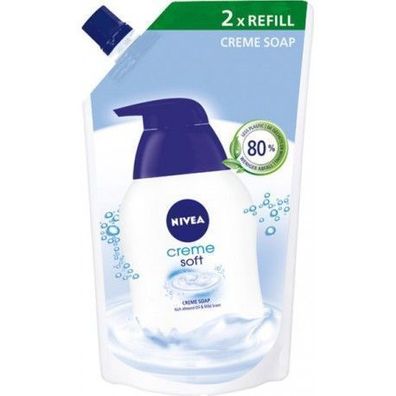 Nivea Creme Soft Nachfüllpackung, 500 ml