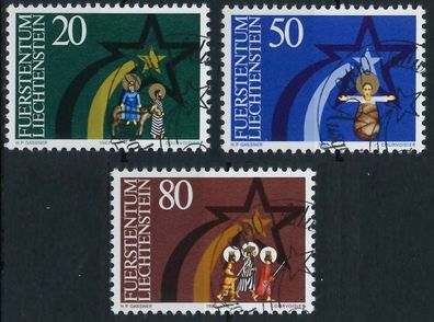 Liechtenstein 1983 Nr 831-833 gestempelt X83464E