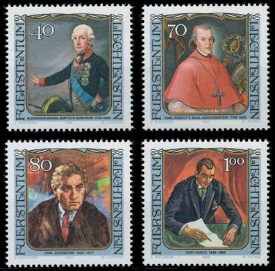 Liechtenstein 1984 Nr 839-842 postfrisch X0FC3DE