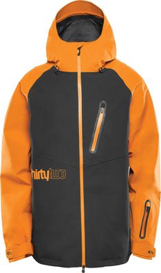 Thirtytwo Snow Jacke Grasser Jacket black/orange - Größe: L