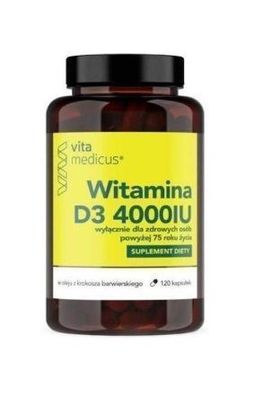 VitaMedicus Vitamin D3 4000 IE, 120 Kapseln