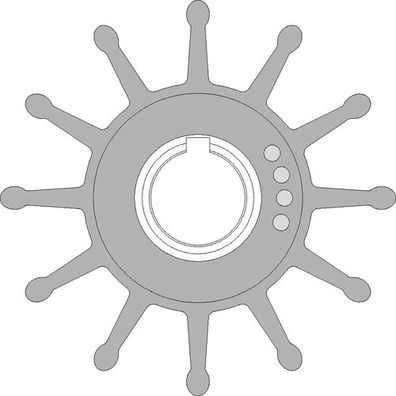 Johnson Impeller Ersatzteilkit MC97/EPDM, 84,1mm 09-704BT-1