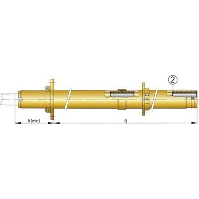 Vetus Drittes Lagerr für Bronze-Stevenrohr Ø 45 mm BR345