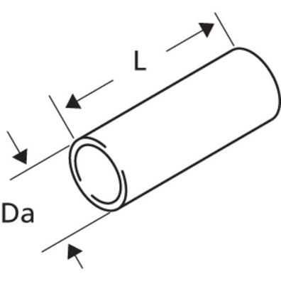 Webasto Verbindungsrohr D24 L=50, Edelstahl 1319937A