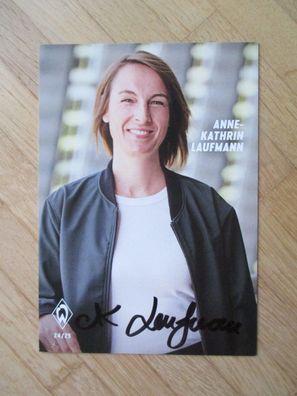 SV Werder Bremen 24/25 Anne-Kathrin Laufmann - handsigniertes Autogramm!!!