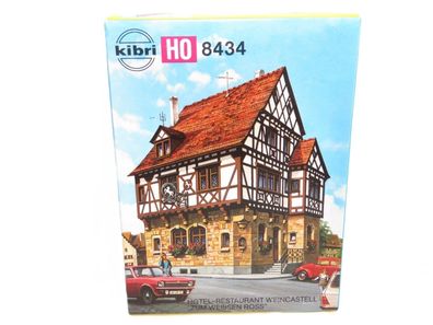 Kibri 8434 - Hotel - Restaurant - Zum Weissen Ross - HO - 1:87 - Originalverpackung