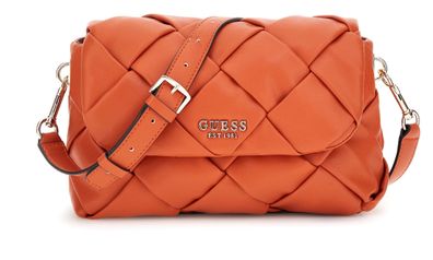 GUESS Zaina Flap Shoulder Bag Damen Handtasche - Farben: orange