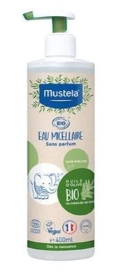 Mustela Bio Mizellenwasser 400 ml - Sanfte Gesichts- und Körperreinigung fér empfindl